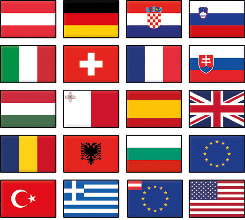 Nationalflagge 30 x 20 cm