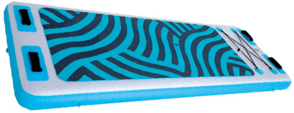 Badeplattform aufblasbar