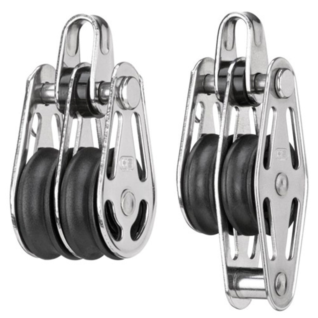 Edelstahl Block doppelt