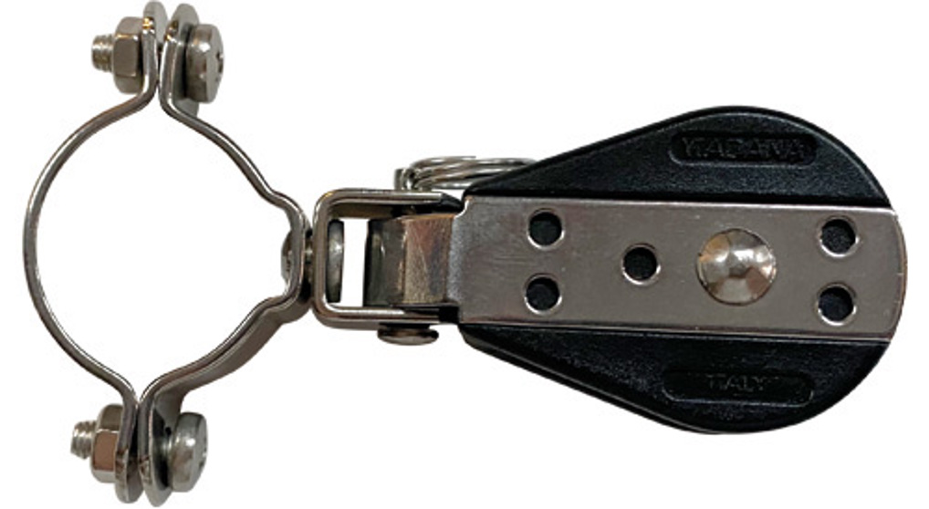 Umlenkrolle für Relingsstütze