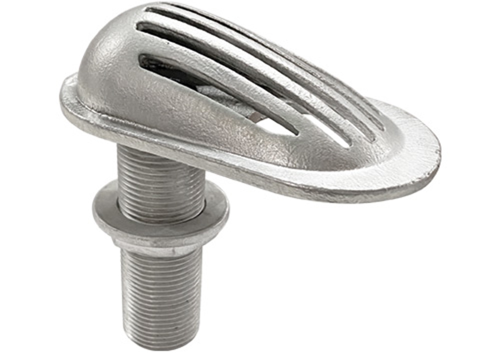 Niro Borddurchlass mit Einlaufsieb