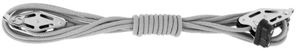 Niederholer-Talje - Edelstahl mit Klemme